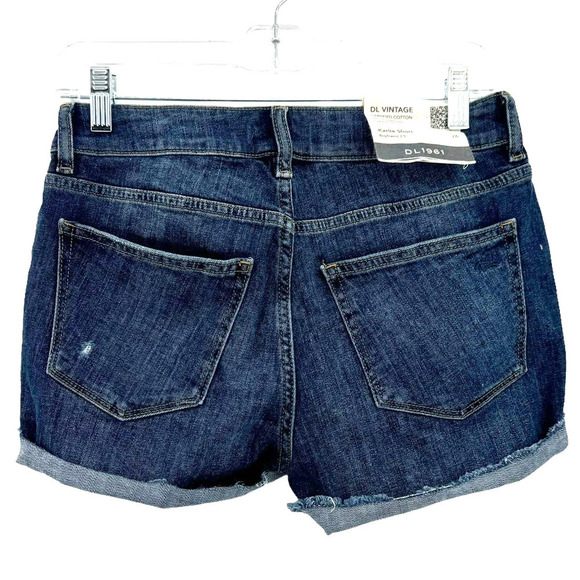 DL1961 Women's Blue grass Boyfriend Karlie Shorts Size 26 NWT - Picture 7 of 13